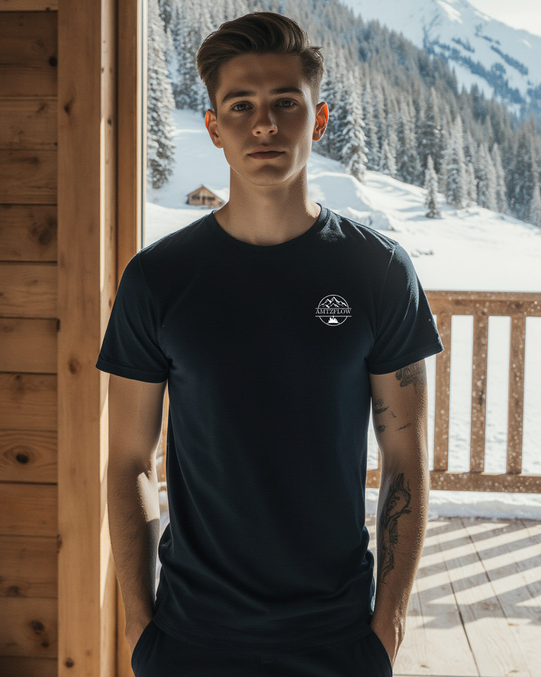 T-shirt forest AMTZFLOW